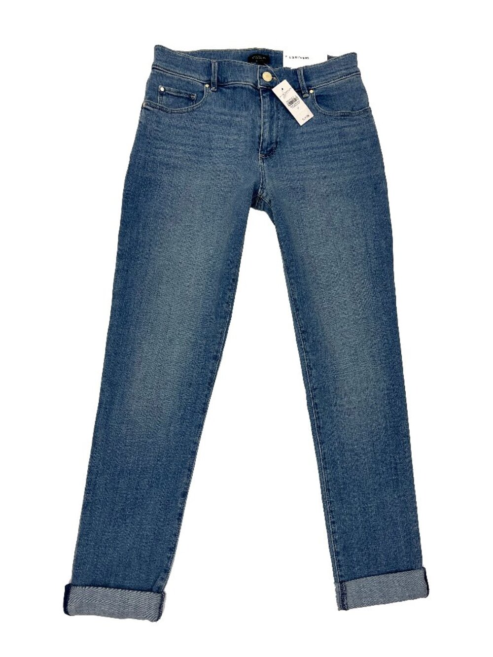 Ann Taylor NEW NWT The Girlfriend Mid Rise Stretch Jeans 0 Womens 27 x 29